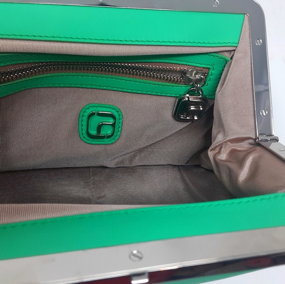 Rare Alexandra Clancy Leather Chain Link Purse - Picture 9 of 13